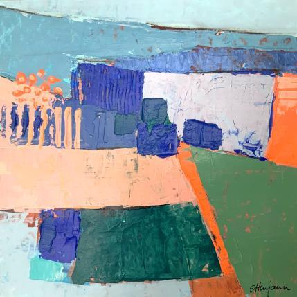 Peinture Profitez de la beauté  par Ottenjann Andrea | Tableau Abstrait Acrylique Paysages