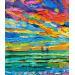 Pintura Colorful sunrise por Georgieva Vanya | Pintura Figurative Landscapes Oil