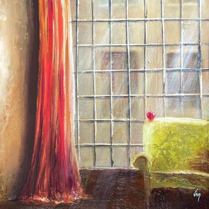 Peinture la pomme par Vinnie | Tableau Figuratif Huile