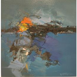 Painting 19 - Abstrait by Castan Daniel | Painting Figurative Oil Landscapes