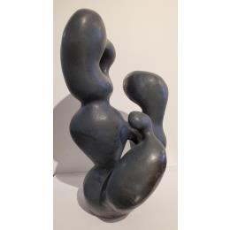 Sculpture Esprit de la forêt 2 par Xavier Tetrel | Sculpture Abstrait Grès