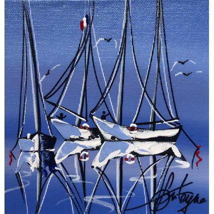 Peinture Voile aux vents par Fonteyne David | Tableau Figuratif Acrylique