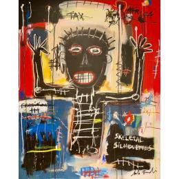 Gemälde Afrika von Zaïdi Larbi | Gemälde Art brut Acryl, Pastell, Posca