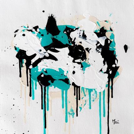 Peinture Old School par Maï Bouvier | Tableau Abstrait Acrylique Minimaliste