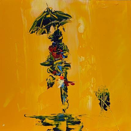 Painting Petite pluie by Raffin Christian | Painting Figurative Oil Life style