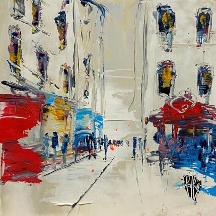 Painting Le passage by Raffin Christian | Painting Figurative Oil Pop icons, Urban