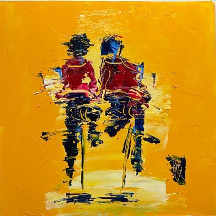 Painting Instant Bonheur by Raffin Christian | Painting Figurative Oil Life style