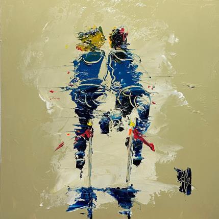 Painting Toi et Moi by Raffin Christian | Painting Figurative Oil Life style