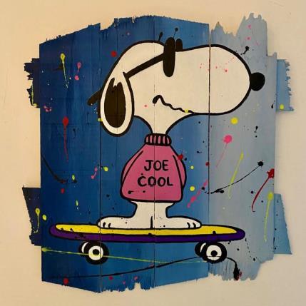Peinture F4  Joe cool par Marie G.  | Tableau Pop-art Acrylique, Bois Icones Pop