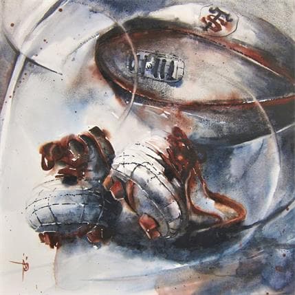 Peinture Champion nouvelle génération par Abbatucci Violaine | Tableau Figuratif Aquarelle Natures mortes