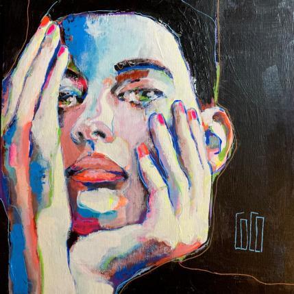 Painting Etreàvif by Coco | Painting Figurative Acrylic Portrait