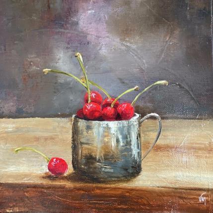 Gemälde pendant l'été von Vinnie | Gemälde Figurativ Öl Pop-Ikonen