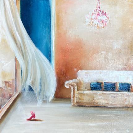 Gemälde une trace de son passage von Vinnie | Gemälde Figurativ Öl