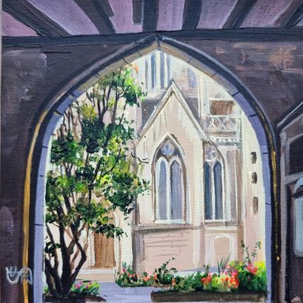 Peinture  Arch and light par Rasa | Tableau Figuratif Acrylique Urbain