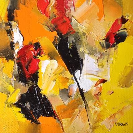 Gemälde Playful von Virgis | Gemälde Abstrakt Öl Minimalistisch