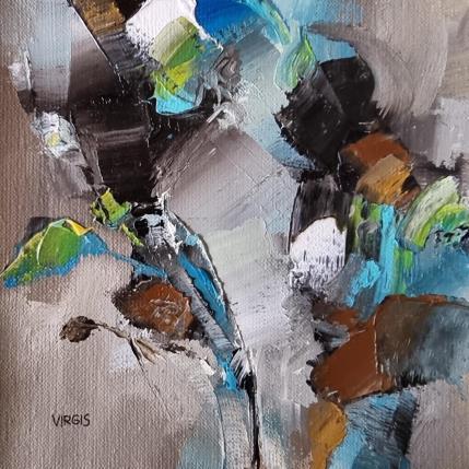 Gemälde Distance from the ground von Virgis | Gemälde Abstrakt Öl Minimalistisch, Pop-Ikonen