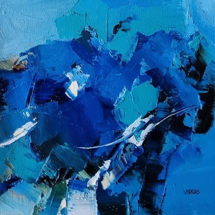 Gemälde River curve von Virgis | Gemälde Abstrakt Öl Minimalistisch, Pop-Ikonen