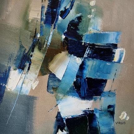 Gemälde Stairway to the sky von Virgis | Gemälde Abstrakt Öl Minimalistisch, Pop-Ikonen