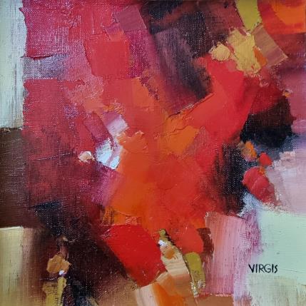 Peinture Calm sound par Virgis | Tableau Abstrait Huile Minimaliste