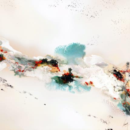 Peinture C2534 F4 par Naen | Tableau Abstrait Acrylique, Encre Minimaliste