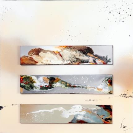 Peinture C2476 F4 par Naen | Tableau Abstrait Acrylique, Encre Minimaliste