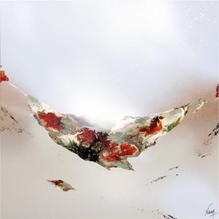 Peinture C2347 F4 par Naen | Tableau Abstrait Acrylique, Encre Nature, Paysages