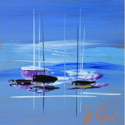 Painting OCEAN by Munsch Eric | Painting Figurative Acrylic, Oil Marine