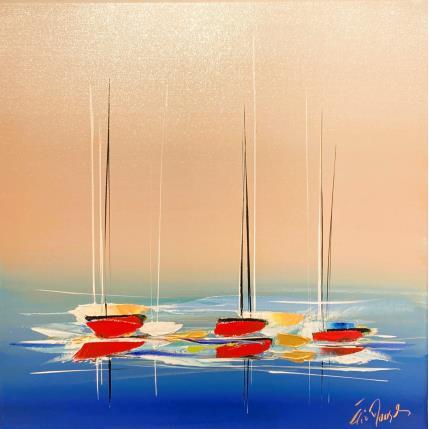 Painting MEDITERRANEE by Munsch Eric | Painting Figurative Acrylic, Oil Marine