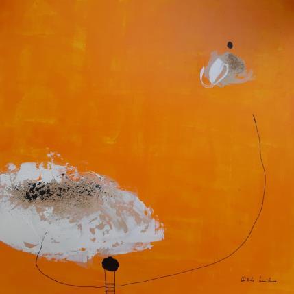 Peinture abstract yellow C 123 par Wilms Hilde | Tableau Abstrait Acrylique, Collage