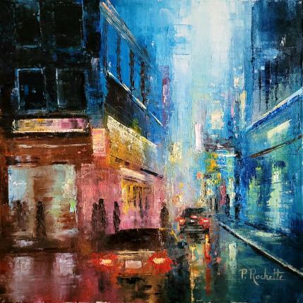 Painting Old city by Rochette Patrice | Painting Figurative Oil Urban