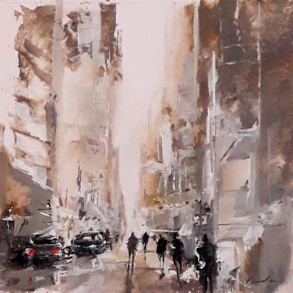 Peinture fragment par Poumelin Richard | Tableau Figuratif Acrylique, Huile Paysages