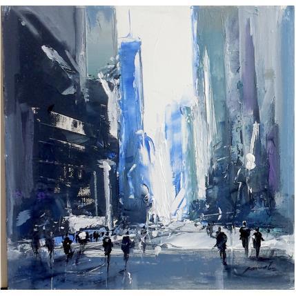 Gemälde GRATTE CIEL von Poumelin Richard | Gemälde Figurativ Öl Pop-Ikonen