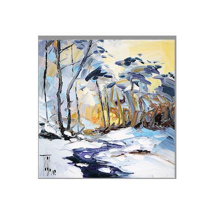 Peinture RUISSEAU GELÉ par Tual Pierrick | Tableau