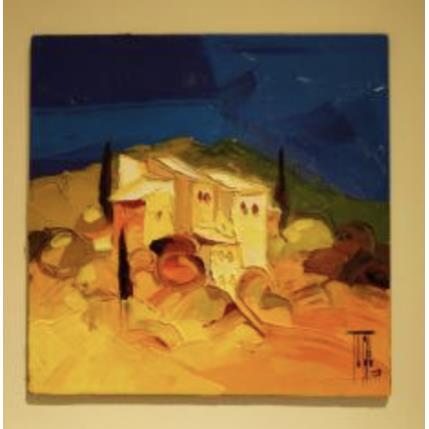 Peinture VILLAGE DE PROVENCE par Tual Pierrick | Tableau