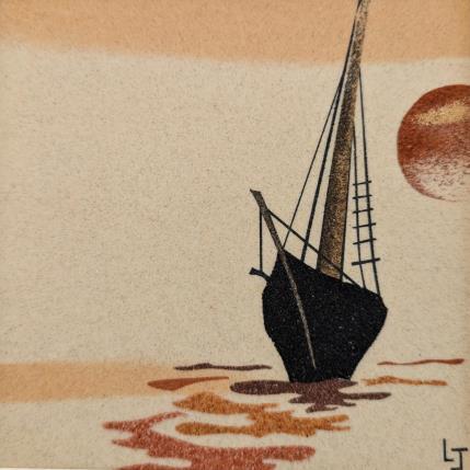 Painting Le vaisseau fantôme by Jovys Laurence  | Painting Subject matter Sand Landscapes