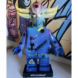Escultura GOLDOGRAF' por Le Marquis | Escultura Pop-art Acrylic, Ceramics, Graffiti Pop icons