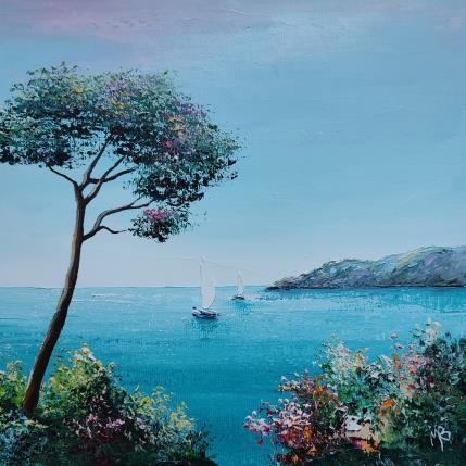 Peinture Partir au large par Blandin Magali | Tableau Figuratif Huile Paysages