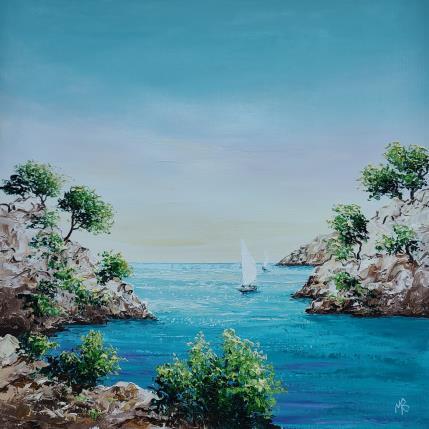 Peinture Instant magique par Blandin Magali | Tableau Figuratif Huile Paysages