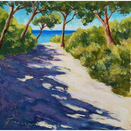 Peinture Le chemin oublié par Foucras François | Tableau Figuratif Acrylique, Huile Nature, Paysages