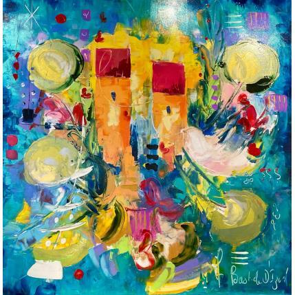 Peinture L'espoir à  deux par Bastide d´Izard Armelle | Tableau Abstrait Acrylique Nature