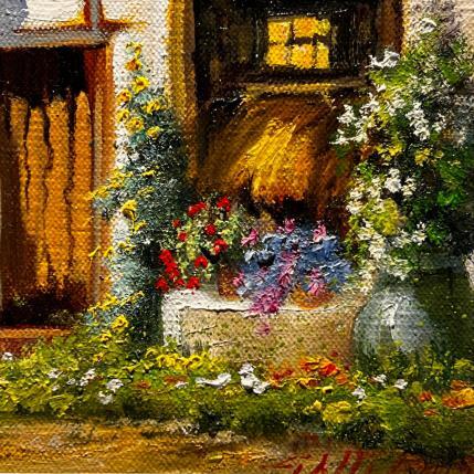 Peinture Entrada del pajar par Cabello Ruiz Jose | Tableau Impressionnisme Huile Scènes de vie