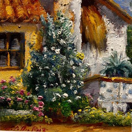 Peinture Flores en el pajar par Cabello Ruiz Jose | Tableau Impressionnisme Huile Scènes de vie