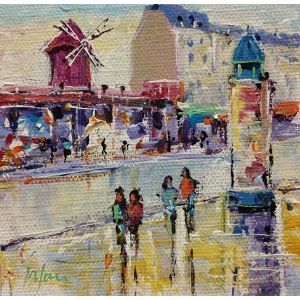 Peinture Le charme de Pigalle par Yavru Irfan | Tableau Figuratif Huile