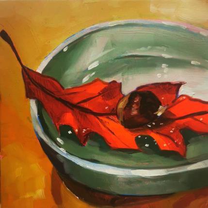 Peinture chestnut boat par Ulrich Julia | Tableau Figuratif Bois, Huile