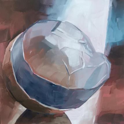 Peinture glowing eggshell par Ulrich Julia | Tableau Figuratif Bois, Huile