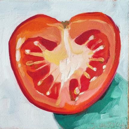 Peinture Halfcut par Ulrich Julia | Tableau Figuratif Bois, Huile