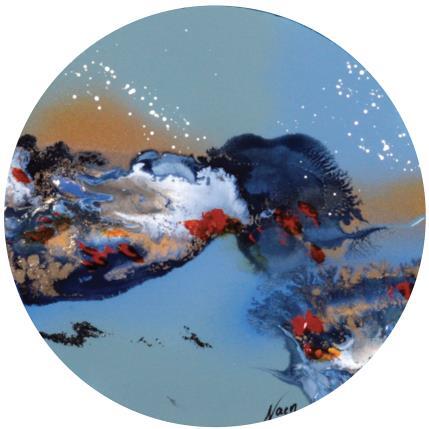 Peinture C2584 par Naen | Tableau Abstrait Acrylique