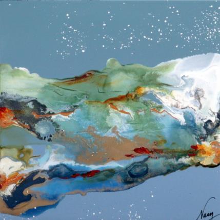 Peinture C2546 par Naen | Tableau Abstrait Acrylique Minimaliste