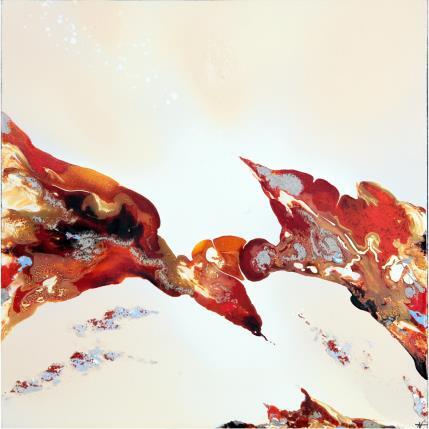 Peinture C1095 par Naen | Tableau Abstrait Acrylique, Encre Minimaliste, Nature