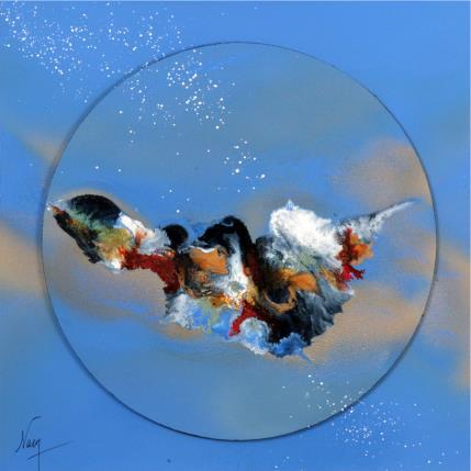 Peinture C2313 par Naen | Tableau Abstrait Acrylique, Encre Minimaliste, Nature